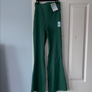 Green FLX Flare Leggings